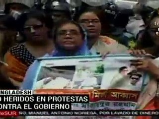 Bangladesh: Enfrentamientos entre policía y manifestantes d