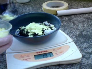 création poudre noire et vésuve