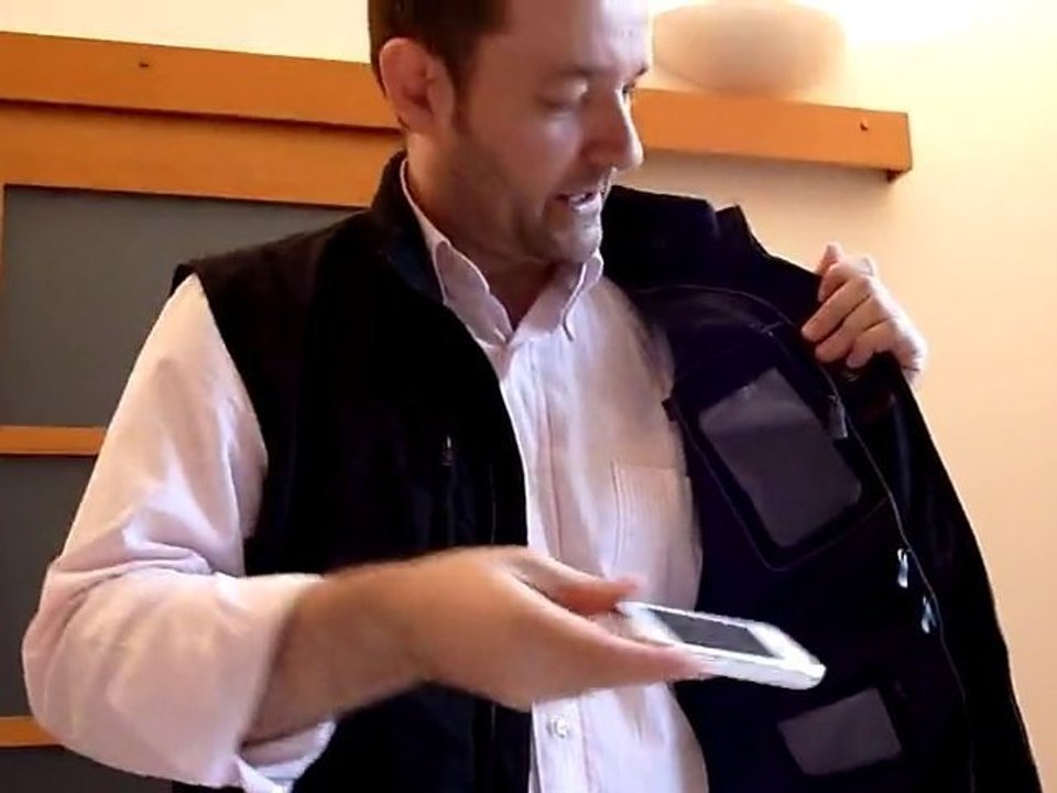 Chaleco de viaje con capacidad para un ordenador