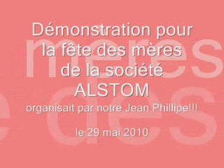 GIRLS BAND démonstration ALSTOM