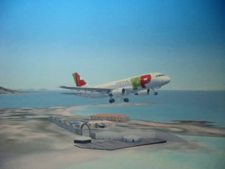 TAP A319 TNCM Take-off FSX