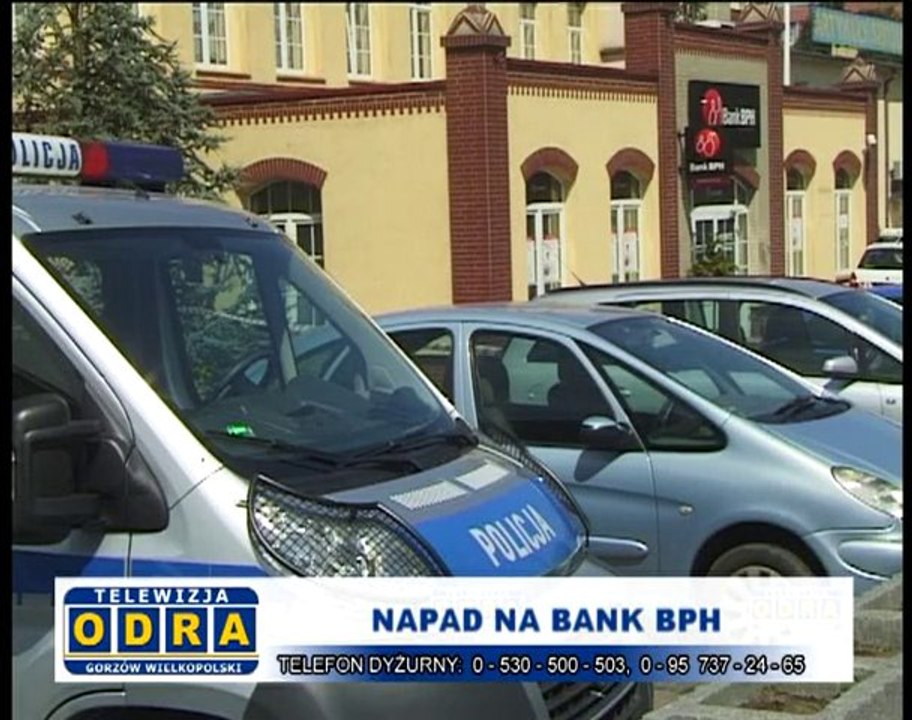 Gorzów: Napad na bank BPH