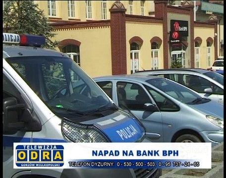 Gorzów: Napad na bank BPH