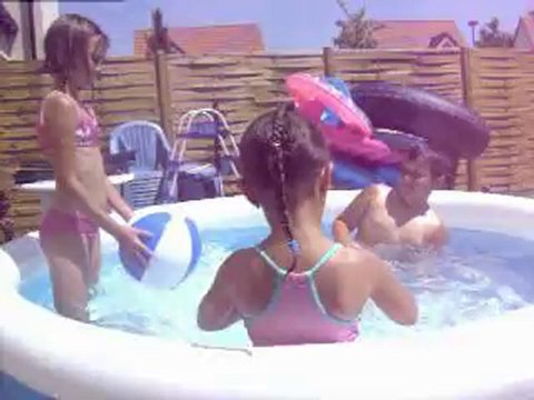 mes enfants part cette journee tres tres chaude