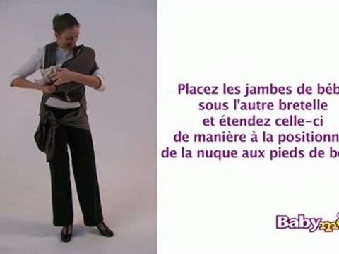 Portage en berceau avec le porte-bébé écharpe Babymoov