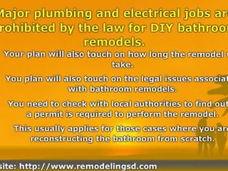 DIY Bathroom Remodeling Basics