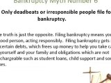 Massachusetts Bankruptcy Myths