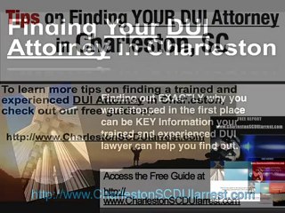 FREE REPORT Find A Top Charleston, SC DUI Attorney Fast