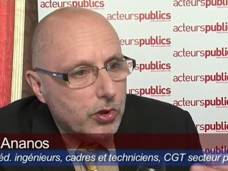 Alain Ananos, CGT secteur public