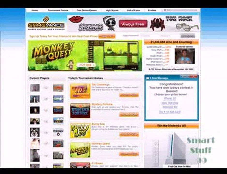 Win Awesome Prizes for Playing Online Games with Gamevance!