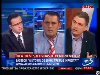 Gheorghe Piperea - Live la Antena 3 - Sinteza Zilei