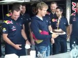 F1 British GP 2010 Happy Birthday Sebastian Vettel