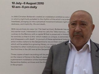 Artist Boltanski records London's beating hearts