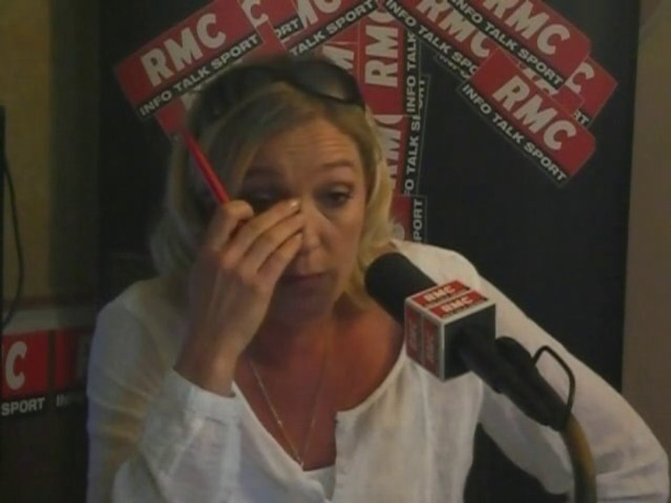 "Diam's déverse sa haine dans ses chansons." Marine Le Pen