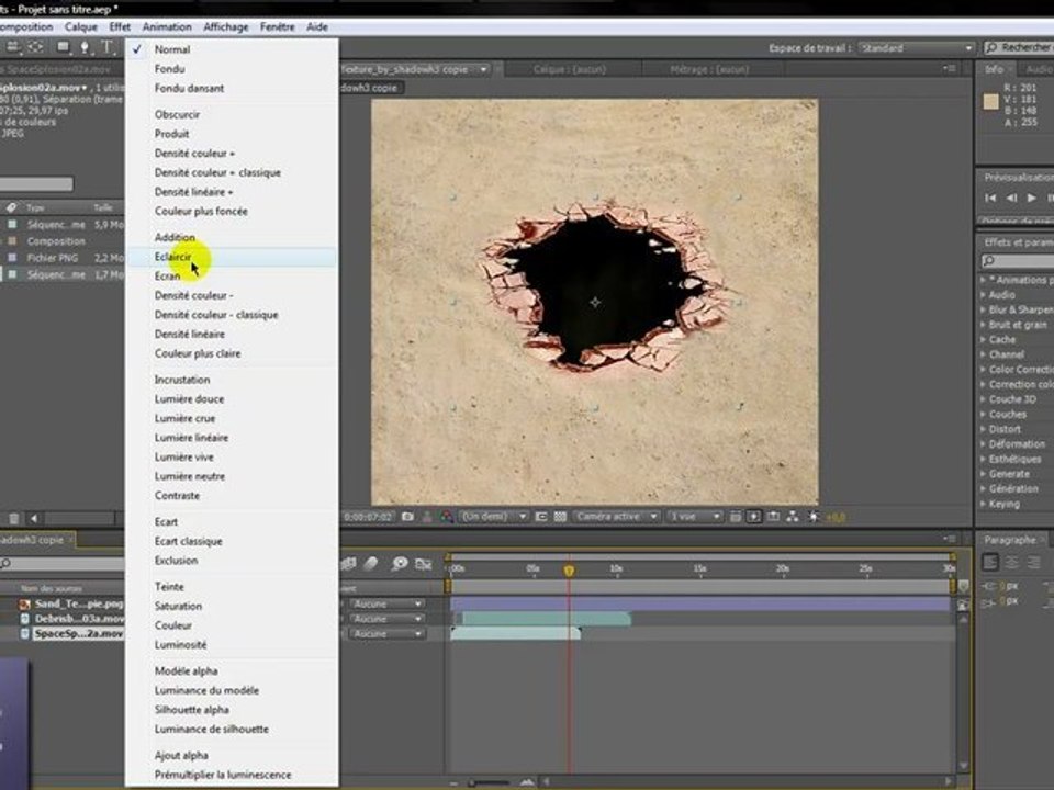 Tutoriel AAE / Les effects # 2