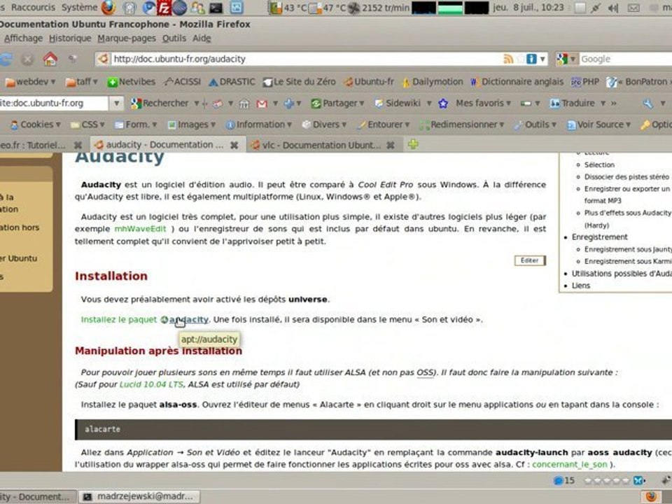 Tutoriel vidéo : Installer des logiciels sur Ubuntu