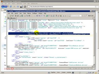 DotNetNuke Tutorial, Dissecting a container
