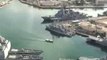 An aerial tour of Pearl Harbor during RIMPAC 2010