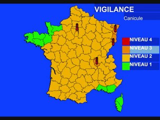 Météo 10 juillet 2010: Vigilance canicule