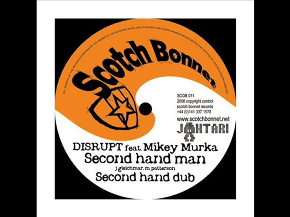[SCOB011] DISRUPT & Mikey Murka - Second Hand Dub