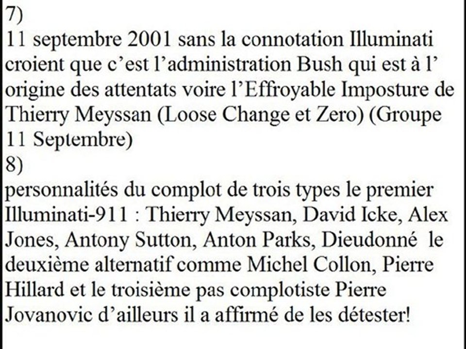 LLP-Qui sont les complotistes et les mouvements alternatifs