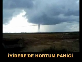İyidere'de Hortum Paniği