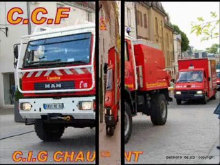 DEFILE DU 14 JUILLET  2010 AVEC LES POMPIERS DE CHAUMONT 52