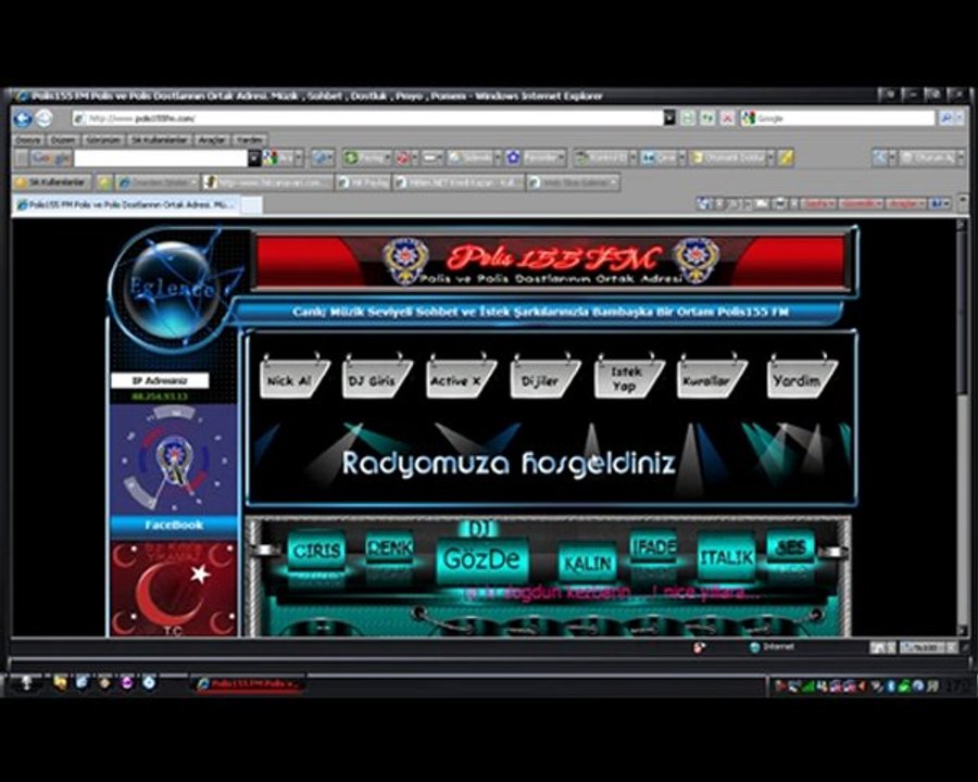 Polis155FM Radyo Giriş Yardım Videosu