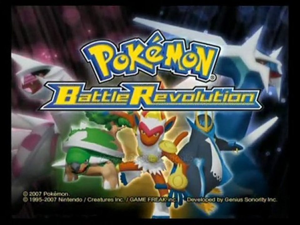 ingame Pokémon Battle Revolution "combat solo"