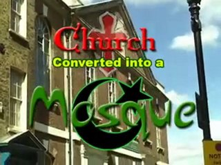 Eglise convertie synagogue puis en mosquée Angleterre 4/8
