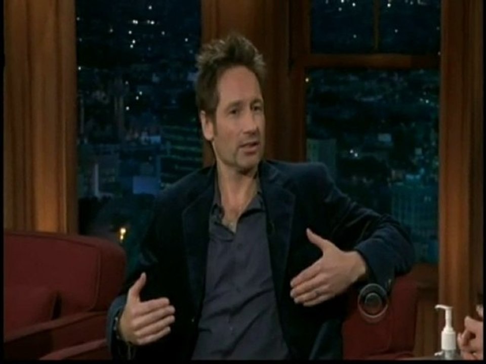 David Duchovny Craig Ferguson 11 18 09