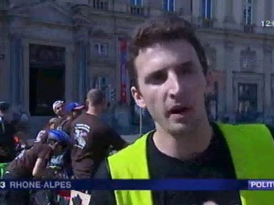 Course contre la Francafrique Lyon Paris juillet 2010