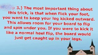 How to Inward Heel Flip