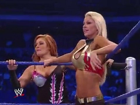 The Bella Twins vs Maryse and Natalya