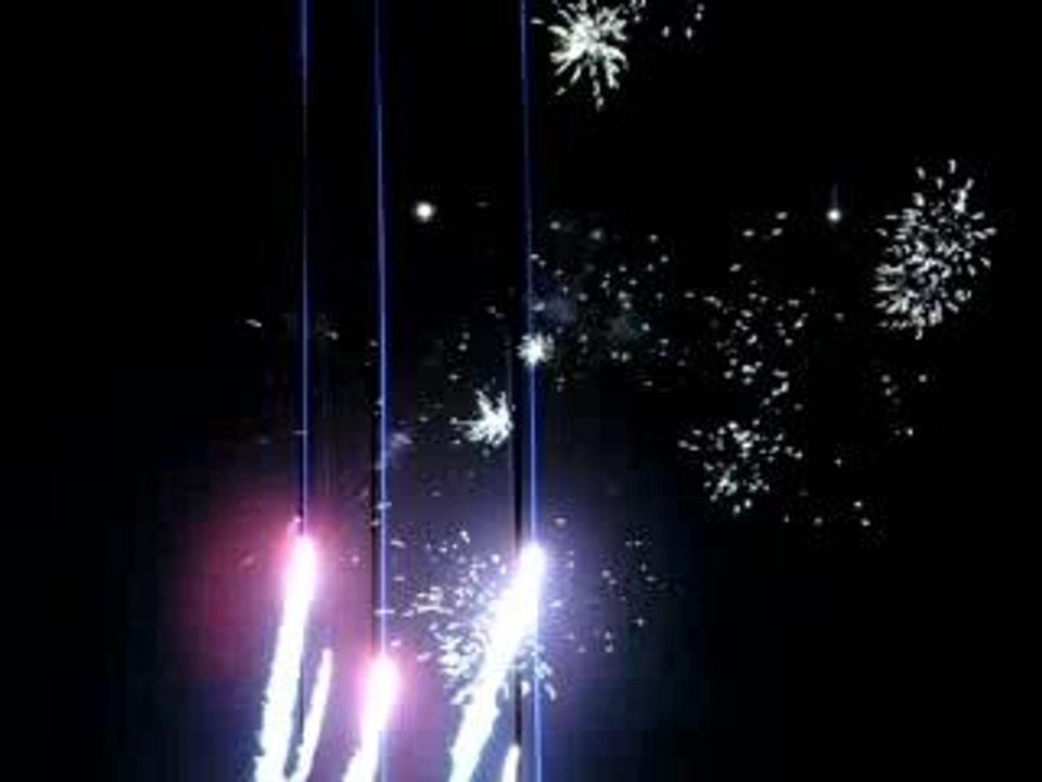 Le 13 Juillet le feu d'artifice