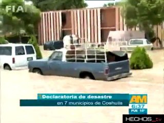 HURACAN ALEX EN COAHUILA TAMBIEN DEJO DESASTRES