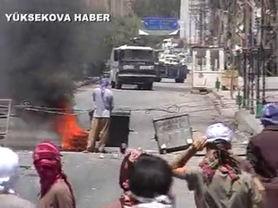 Yüksekova'da gerginlik 10 temmuz 2010