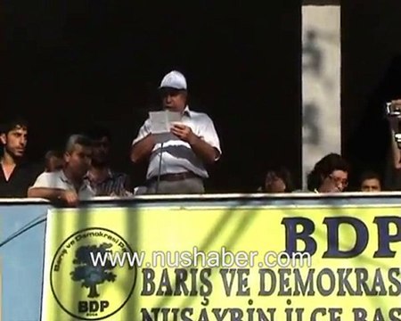 NUSAYBİN DE YÜRÜYÜŞ TEN SONRA KONUŞMA