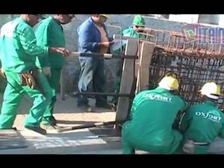 Construção da ponte na Av Dama Entre Verdes