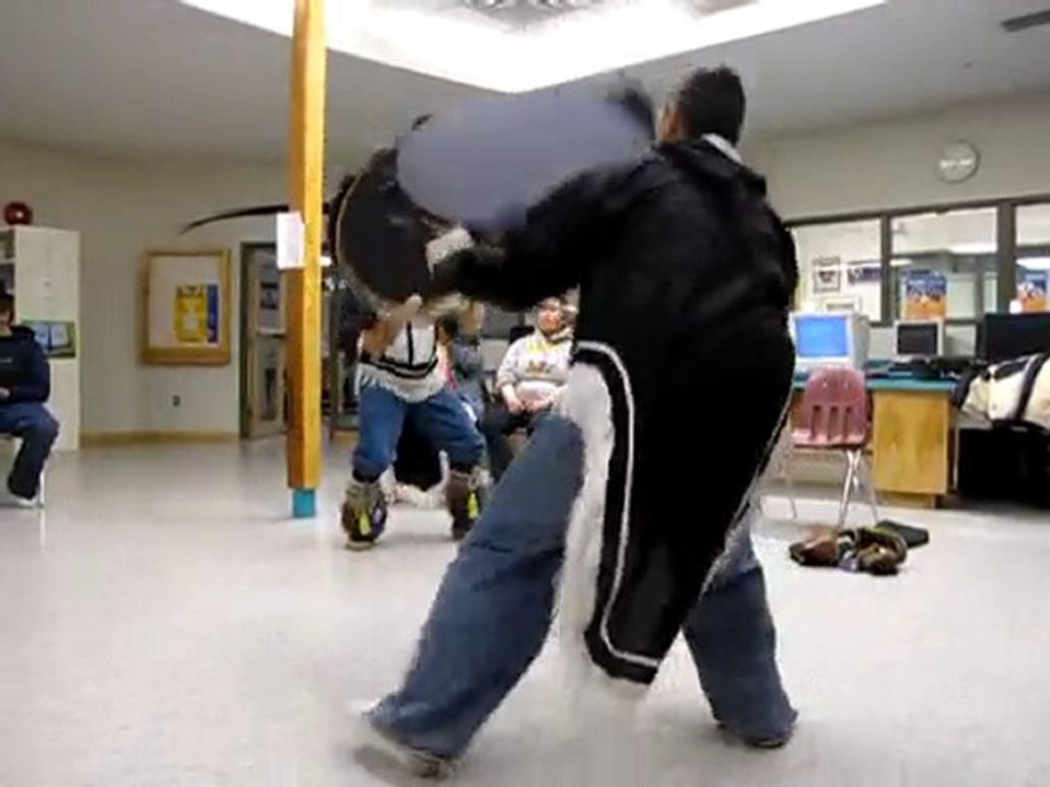 Drum dancing demonstration pt 1