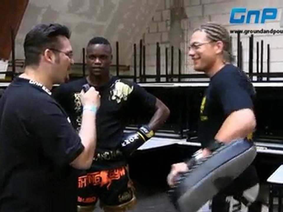 Danyo Ilunga, Serkan Öztürk WarmUp GnP-TV bei BSF IV