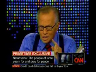 Benyamin Netanyahu on Larry King July 7-2010 (Part 4)