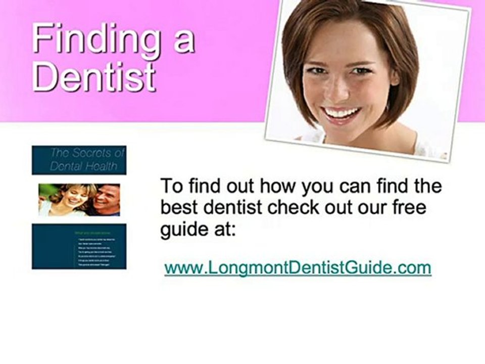 Dentitst Longmont CO health care