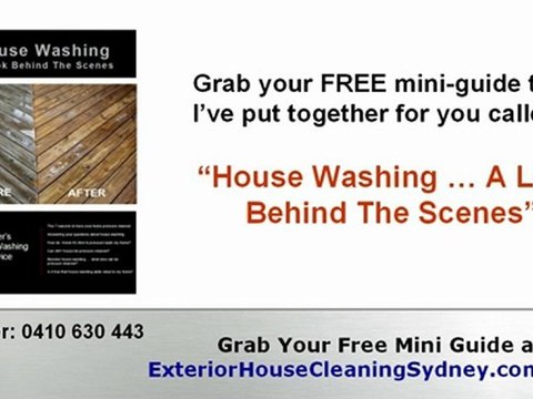 Find The Right Exterior House Cleaning Service In Sydney