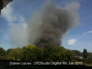 Heathrow Fire: Time Lapse Smoke Plume