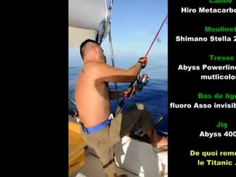 Jigging - Thon Germon 200m - La Réunion