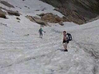 Descente des névés