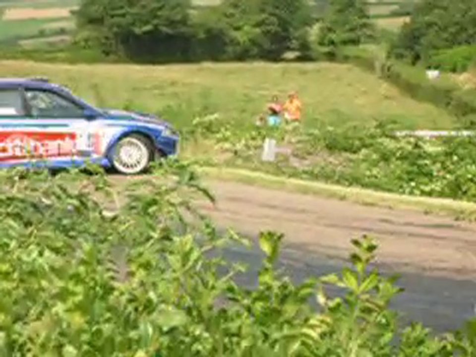 Crash rallye Cote Chalonnaise 2010
