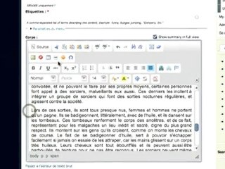 Comment créer et mettre en page son Article