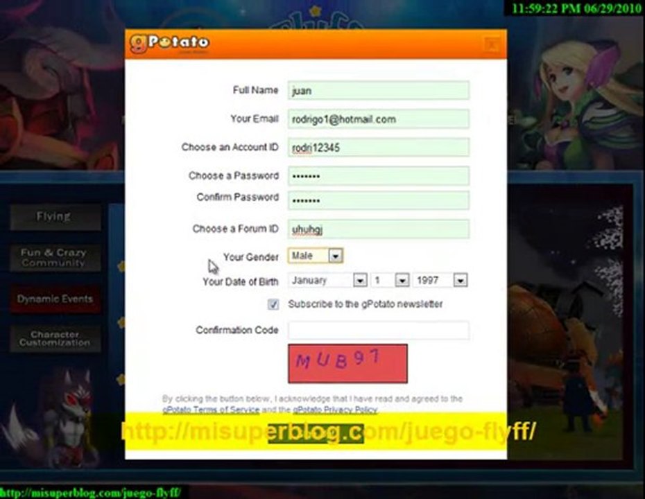 (Juego Flyff)(Gratis) 100%